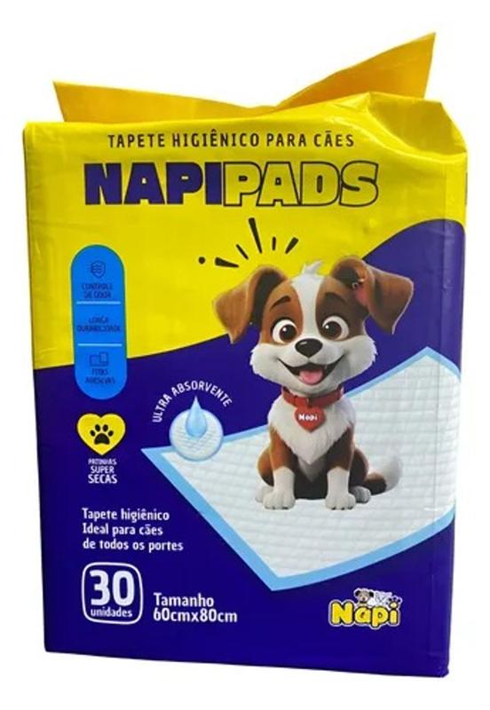 N.A.P./NAPPY CITY HEAVY〜/G-RAP Tapete Higienico Napi Pads Para Cães 80x60 Cm 30 Unidades